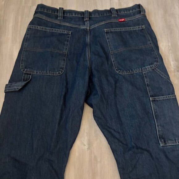 Wrangler Fleece Lined Carpenter Jeans - 36x34 - Picture 4 of 6